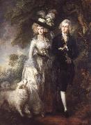 Thomas Gainsborough Mr.and Mrs.William Hallett oil